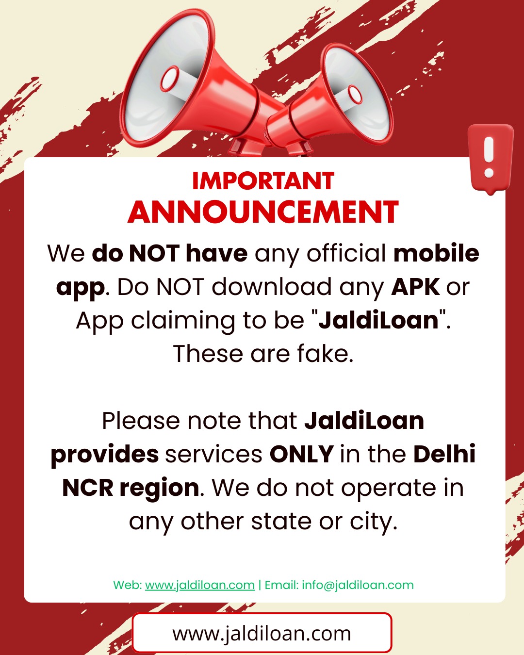 Important Notice